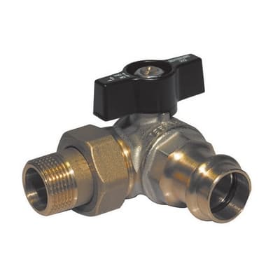 Valvola a Sfera Attacco a Pressare Collettore Sx Effeb ¾ x 22 PN 40 - 3