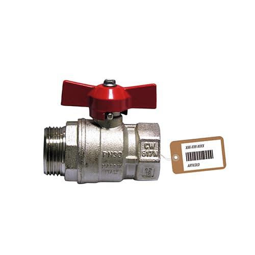 Valvola a Sfera MF con Farfalla F Faidf 1 DN 25 PN 40 - 3