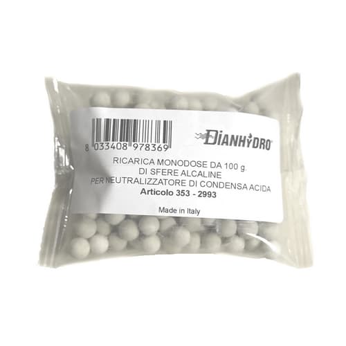 Ricarica Monodose da 100 G con Sfere Alcaline per Neutralizzatore - 6