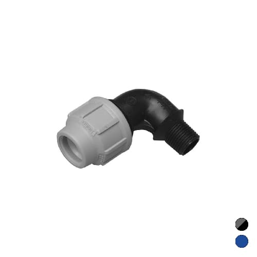 Gomito a 90 ° C Derivazione Maschio Ikaro Raccordo Ikaro 2 x 63 5 Pezzi - 3