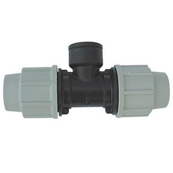 Tee a 90 ° Femmina Plasson per Tubo Polietilene 1 x 25 - 2