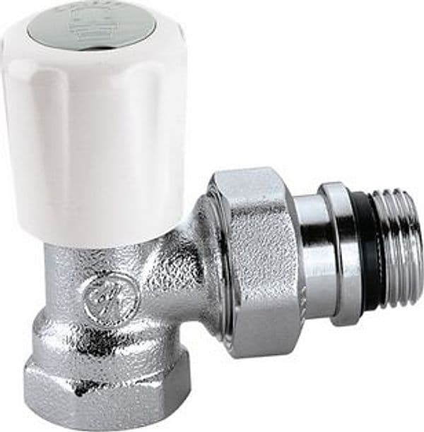 Valvola Termostatizzabile a Squadra per Tubo in Ferro Calef 323 a 401 a 302 – Caleffi