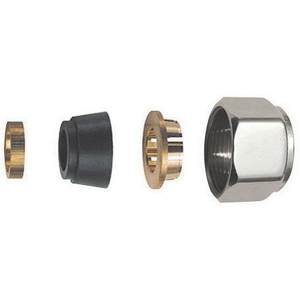 Adattatore per Tubo Rame Cromo Lucido Ø 14 S.f – Dh