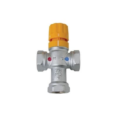 Rubinetto Miscelatore Termostatico per Impianti Solari (Far) Ø 1 x 2 - 3
