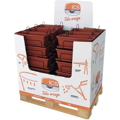 Cassetta con Sottocassetta Jumbox Metal Iris Ics 50 x 20 cm 16 cm 36 Pezzi - 2