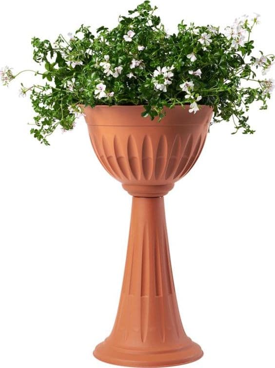 Fioriera Alba Bama Pp Terracotta D.cm 43 H.cm 74,5 - 4