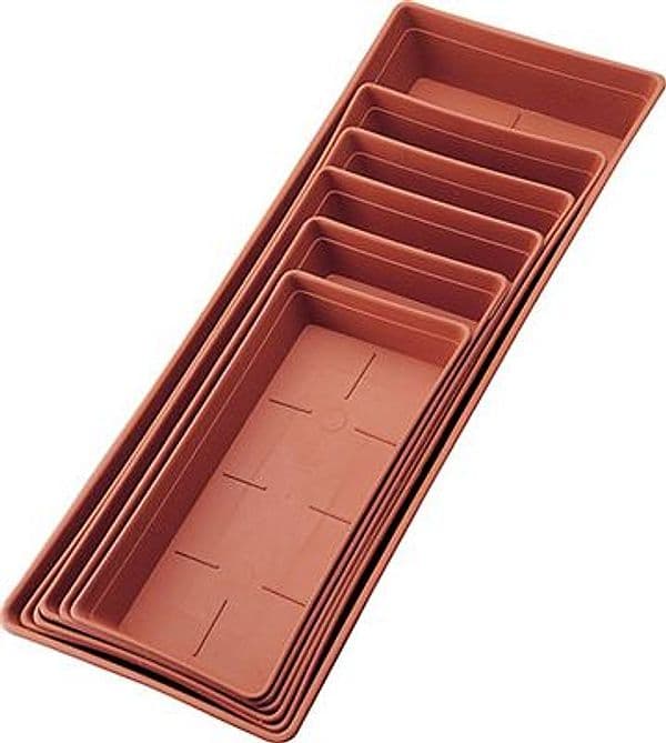 Sottocassetta Bama Pp Terracotta H 50 x 20 cm 6 cm 5 Pezzi - 3