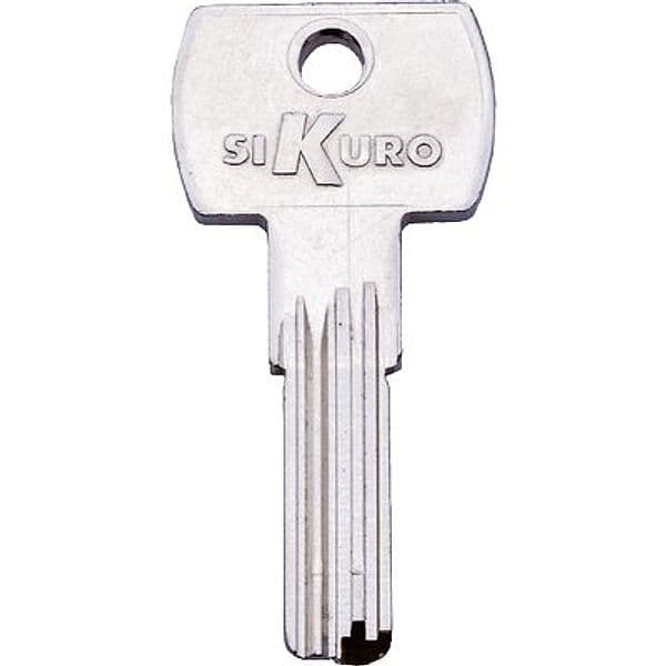 Chiave Punzonata Ilsa BK008 Originale Ottone Nichelato 10 Pezzi - 2
