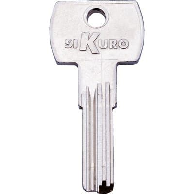 Chiave Punzonata Ilsa BK008 Originale Ottone Nichelato 10 Pezzi - 2