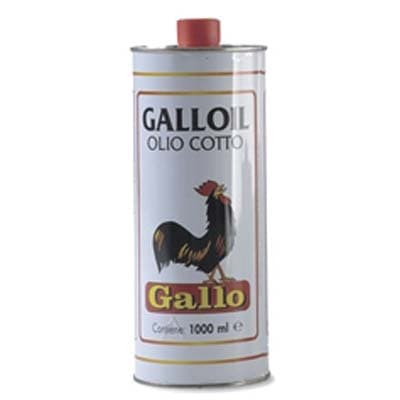 Olio Lino Cotto Gallo 1 L 20 Pezzi - 2