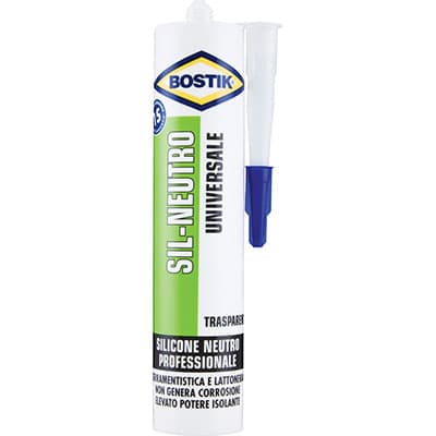 Silicone Neutro Sil Bostik Trasparente 300 ml 12 Pezzi - 2