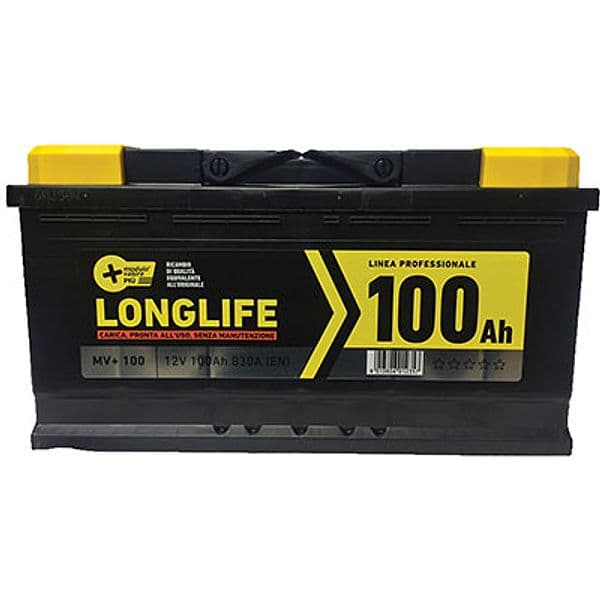 Batteria Auto Modulo Valore con Ah 100 Dx Spunto 810A 353 x 175 mm H 190 mm - 2