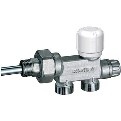 Valvola Monotubo Termostatizzabile Cromata (Far) 1 x 12 Sx - 3