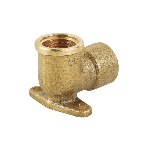 Gomito FF con Flangia in Ottone Giallo Caval 319 C082 a 04 - 2
