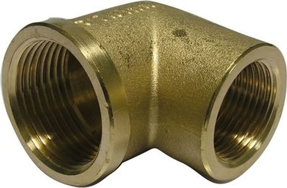 Gomito Ridotto FF in Ottone Giallo Tiemm 1/2 x 3/8