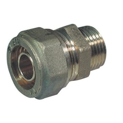 Raccordo Diritto Maschio per Tubo Cobra PEX Tiemm ½ x 18 - 3