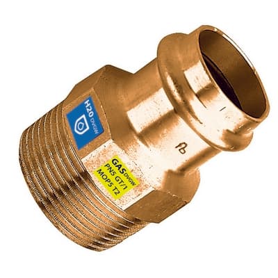 Manicotto in Bronzo a Pressare Fxfil M Acqua Gas Frabo Ø 42 x 11 x 2 - 3