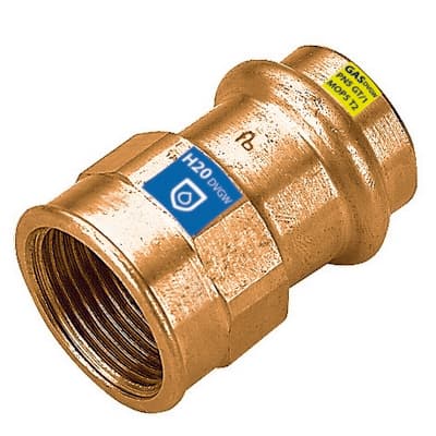 Manicotto a Pressare Fxfil F Acqua Gas Frabo Ø 15 x ½ - 2