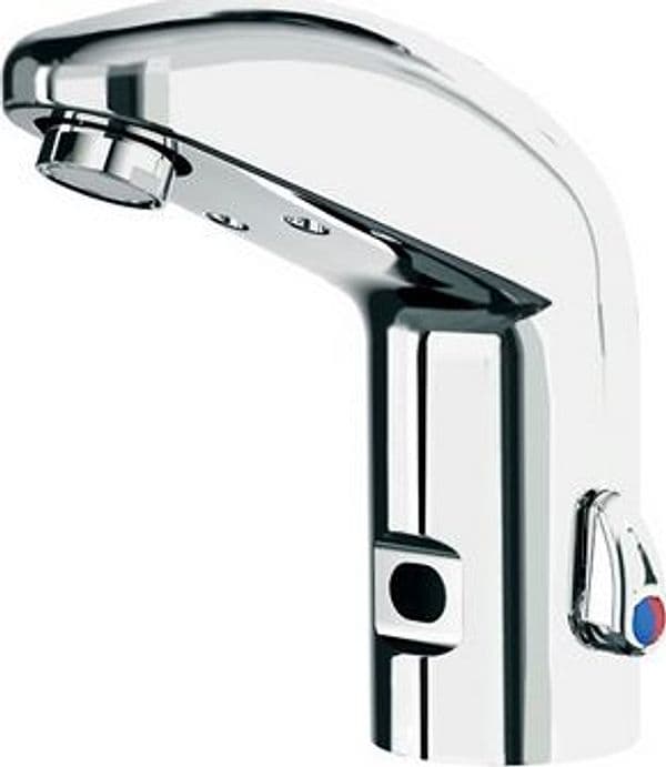 Rubinetto Miscelatore Elettronico per Lavabo a Batteria Serie Idral Cromo - 3