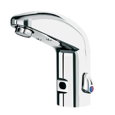 Rubinetto Miscelatore Elettronico per Lavabo a Batteria Serie Idral Cromo - 3