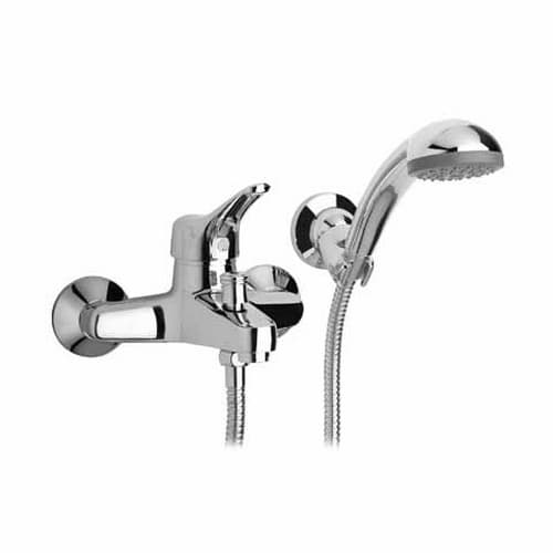 Rubinetto Miscelatore Monocomando Vasca con Accessori Linea Argo Cromo - 3