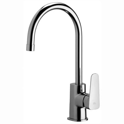Rubinetto Miscelatore Monoc Lavello Canna Alta Linea Sly Paffo Cromo - 3