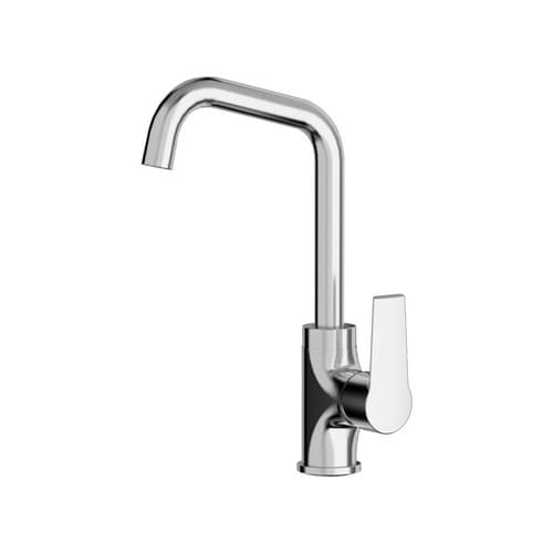 Rubinetto Miscelatore Monocomando Lavello Canna Girevole Linea Tiemm Cromo - 3