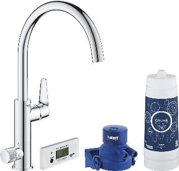 Rubinetto Miscelatore per Lavello Blue Pure Baucurve Grohe Cromo