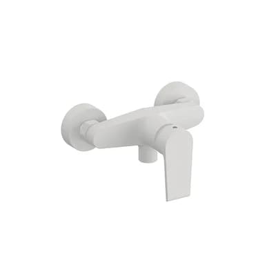 Monocomando Esterno Doccia Senza Accessori Linea Artic Maria Bianco Opaco - 3