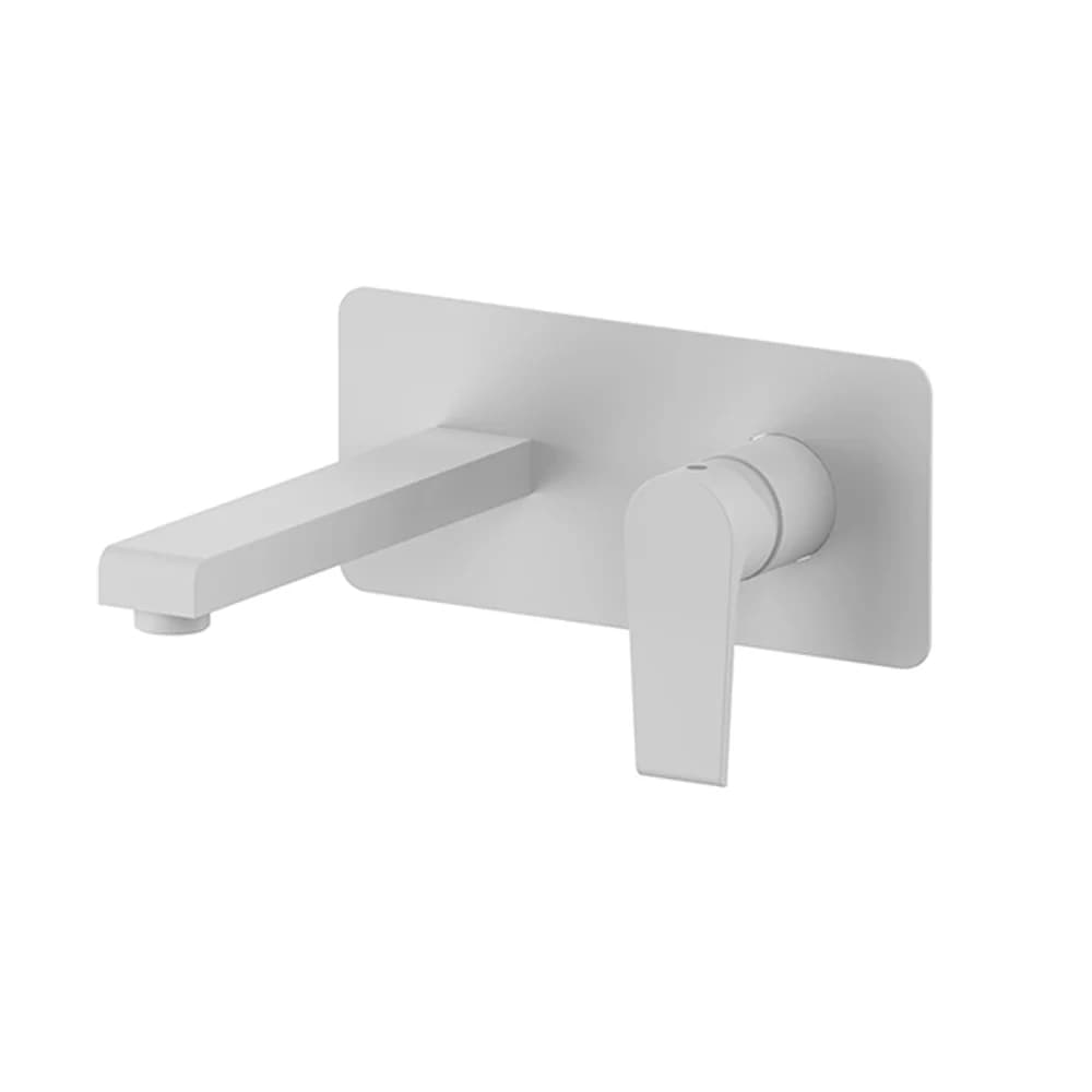 Rubinetto Miscelatore Monocomando Lavabo ad Incasso Maria Bianco Opaco - 3