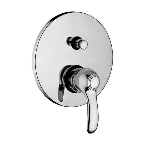 Rubinetto Miscelatore Monocomando Incasso Doccia con Deviatore Paffo Cromo - 2
