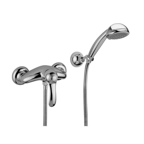 Rubinetto Miscelatore Monocomando Esterno Doccia Linea Flavia Paffo Cromo - 2