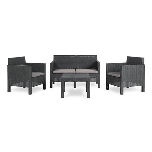 Set Poltrone da Giardino Gryn Antracite - 2