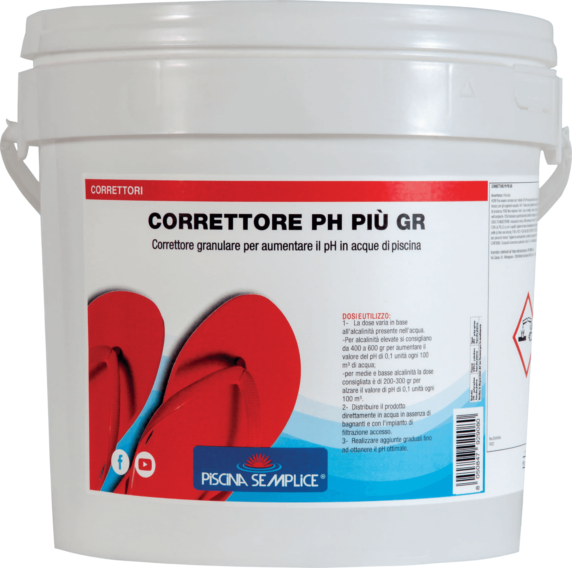 Correttore Ph Piu' Granulare 5 Kg Piscina Semplice - 2