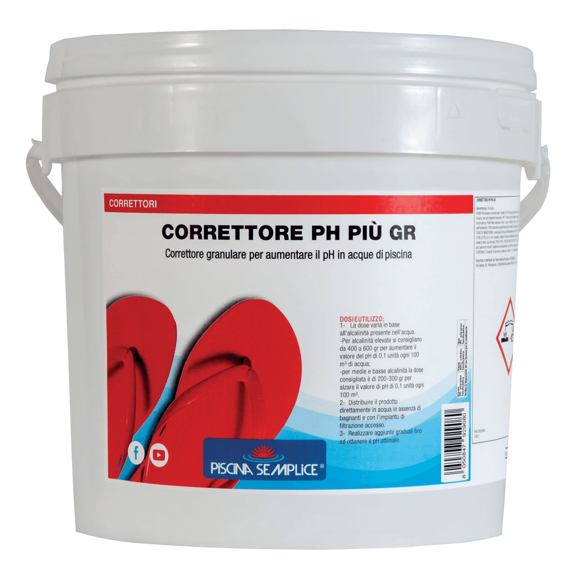 Correttore Ph Piu' Granulare 5 Kg Piscina Semplice - 2
