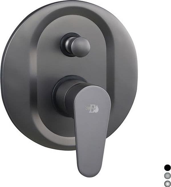 Rubinetto Miscelatore Monocomando Incasso Doccia con Deviatore 234 L145 Cr - 3