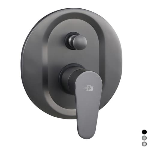 Rubinetto Miscelatore Monocomando Incasso Doccia con Deviatore 234 L145 Cr - 3