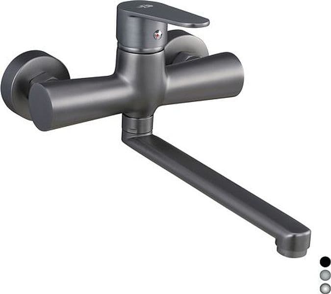Rubinetto Miscelatore Monocomando Lavello a Muro Serie Lizzy Dh Cromo – Dianhydro