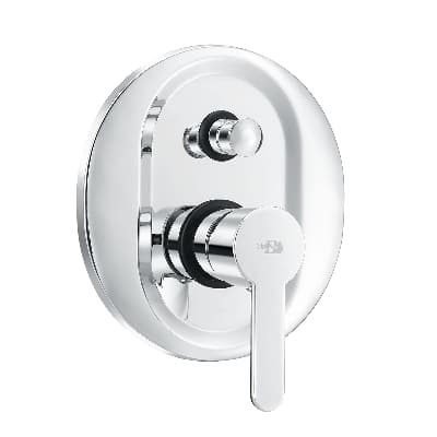 Rubinetto Miscelatore Monocomando Incasso Doccia con Dev Serie Dh Cromo - 3