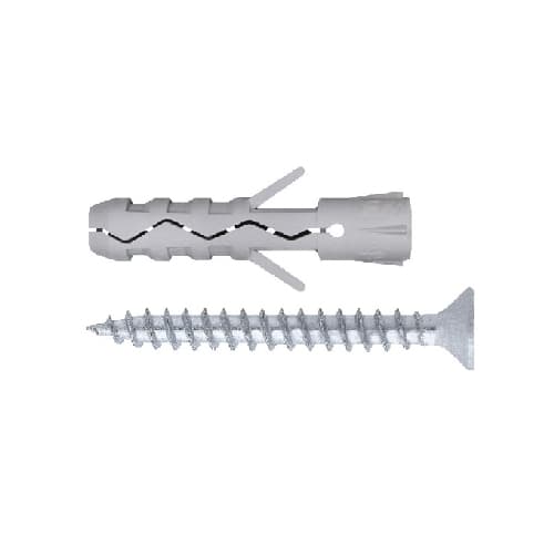 Tassello Tuvt in Nylon Senza Bordo con Vite Tps Friul 6 x 30 100 Pezzi - 3