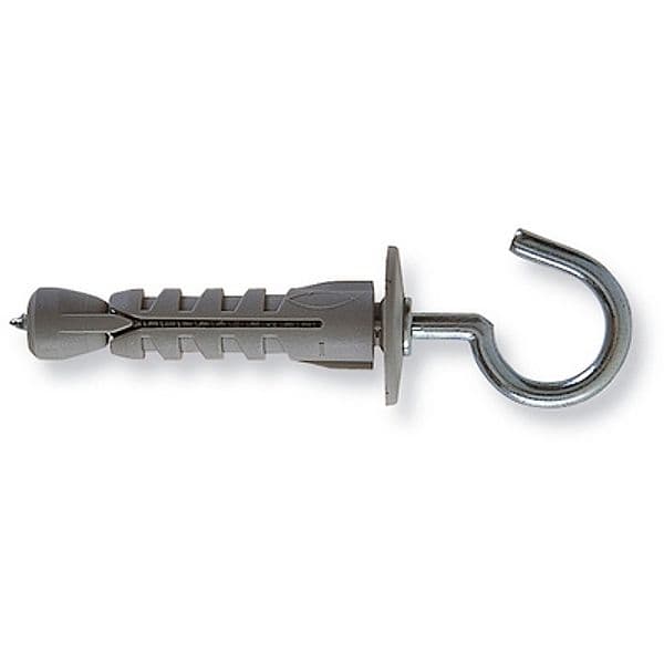 Tassello Nylon per Cartongesso con Occhiolo Aperto Fisch Ø 9 mm 100 Pezzi - 3