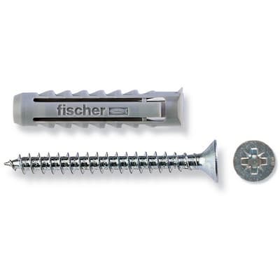 Tassello in Nylon con Vite Truciolare Fisch 6 100 Pezzi - 2