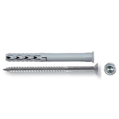 Tassello Prolungato in Nylon Impronta Torx Fisch 10 mm x 80 50 Pezzi - 2