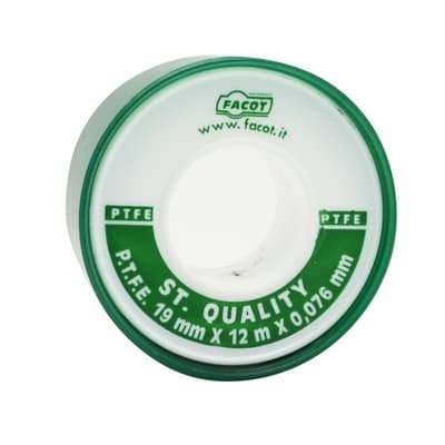 Nastro P.t.f.e Teflon Standard Quality Facot H 12 mm x 12 m - 3
