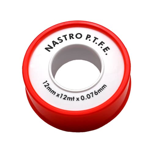 Rotolino Nastro Teflon P.t.f.e Economico 12 m Dh 12 mm x 10 m x 0,076 - 3