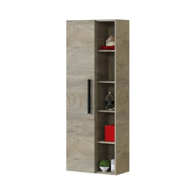 Colonna Bagno Sospesa Athena 1 Anta (da Dh 135 cm x 51 x 25 Rovere Alaska - 2