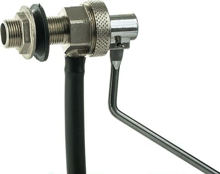 Rubinetto a Galleggiante Nichelato Silenzioso Tipo Catis Dh 1/2 200 mm - 3