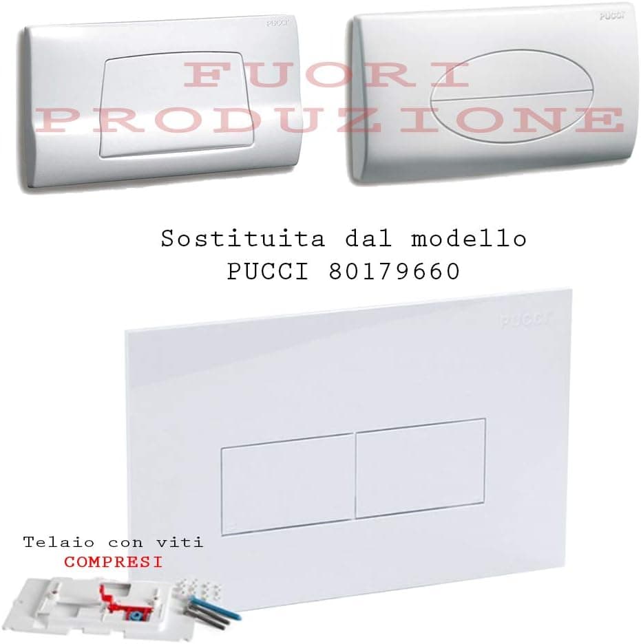 Kit Placca Sara Sp 12 mm per Cassette Pucci dal 1992 al 2010 Bianco - 6