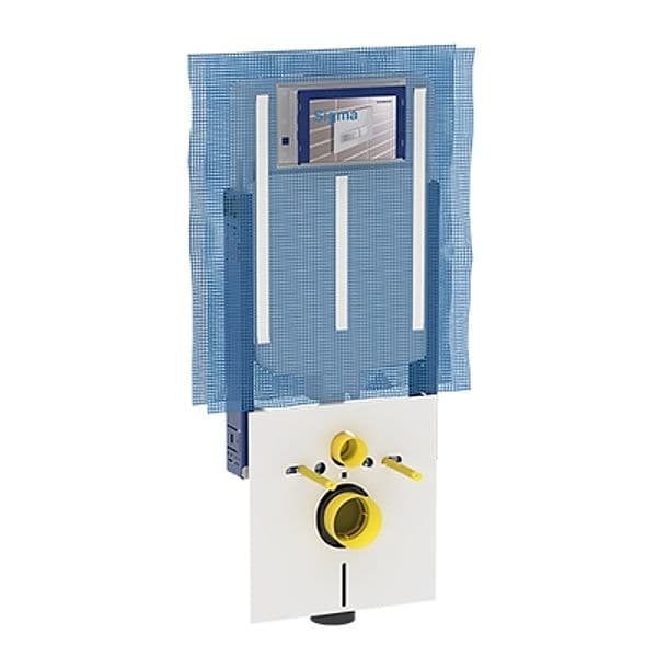 Cassetta Incasso con Staffa Combifix SIGMA8 per WC Sospeso Geberit 6 a 3 L