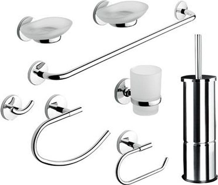 Set Accessori Bagno 8 Pezzi Serie Otto One Metaf - 3